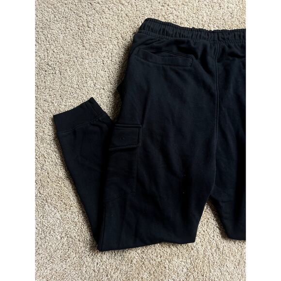 Quiksilver Men’s Black Jogger Sweatpants Size Medium Y2K Vintage Surfer Skate - Picture 7 of 9